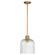 Meriam One Light Pendant in Brushed Brass (19|39347)