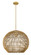 Berkshire One Light Pendant in Tan Metal with Camel Rattan (106|IN20006WK)