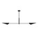 Merian Two Light Linear Chandelier in Matte Black (47|48142)