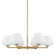 Celestial Valley Six Light Chandelier in Alturas Gold (47|48097)