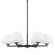 Celestial Valley Six Light Chandelier in Matte Black (47|48096)