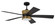 Theiry 52'' Ceiling Fan no Wifi 52'' Ceiling Fan in Flat Black/Satin Brass (46|TRY52FBSB5NWF)