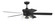 Gibson 52'' Ceiling fan no Wifi 52'' Ceiling Fan in Flat Black (46|GBN52FB5NWF)