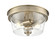 Strayhan Two Light Flush Mount in Modern Gold (59|64102MG)