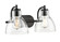 Knightsdale Two Light Vanity in Matte Black (59|6202MB)