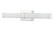 Tron LED Bath Bar in Chrome (59|60021CH)
