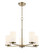 Verlana Five Light Chandelier in Modern Gold (59|2715WGMG)