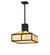 Mission One Light Pendant in Solar Black (57|284723)
