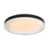 Ondulada LED Flush Mount in Sand Black (62|951820SNBCLR)
