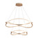 Spirale LED Chandelier in Anodized Gold (62|79163219AGL)