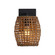 Weavelight One Light Wall Sconce in Natural Black (62|30001WNBMAW)