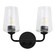 Celino Two Light Bath & Vanity in Black (54|P300540031)