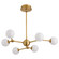 Orbe LED Chandelier in Brushed Brass (440|364656)