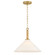 Cove LED Pendant in Lacquered Brass (531|84417LCB)