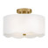 Bliss LED Semi-Flush Mount in Lacquered Brass (531|84381LCB)