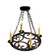 Ashley Four Ligh Chandelier in Blackwash (57|287423)
