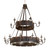 Costello LED Chandelier in Tyler Bronze & Blackened Textured Copper (57|269296)