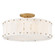 Simone LED Semi-Flush Mount in Burnished Gold (138|FR47753BNG)