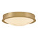 Cava LED Flush Mount in Lacquered Brass (138|FR31011LCB)