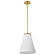Royale One Light Pendant in Burnished Brass (72|608728)