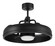 Taylor 18'' Fandelier Indoor/Outdoor no Wifi 20'' Ceiling Fan in Flat Black (46|TYL24FB3NWF)