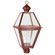 Boston One Light Post Mount in Antique Copper (196|1073ACCIMFST)
