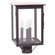 Ashford Family Three Light Post Mount in Dark Brass (196|8983DBLT3FST)
