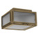 Lexington One Light Flush Mount in Antique Brass (196|17234ABMEDFST)