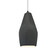 Radiance Collection One Light Pendant in Matte Black (102|CER6597GRYMBLKWTCD)