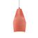 Radiance Collection One Light Pendant in Dark Bronze (102|CER6597BSHDBRZWTCD)