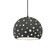 Radiance Collection One Light Pendant in Matte Black (102|CER6585GRYMBLKBKCD)