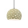 Radiance Collection LED Pendant in Matte Black (102|CER6585CLAYMBLKBEIGTWSTLED1700)