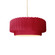 Radiance Collection One Light Pendant in Brushed Brass (102|CER6550CRSEBRSSBEIGTWST)