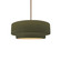 Radiance Collection One Light Pendant in Brushed Brass (102|CER6540MGRNBRSSRIGID)
