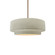 Radiance Collection One Light Pendant in Brushed Brass (102|CER6540CKCBRSSRIGID)