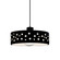 Radiance Collection One Light Pendant in Matte Black (102|CER6467CRBMBLKBKCD)