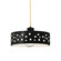 Radiance Collection One Light Pendant in Matte Black (102|CER6467BLKMBLKBEIGTWST)