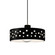 Radiance Collection One Light Pendant in Antique Brass (102|CER6467BLKABRSBKCD)