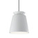 Radiance Collection One Light Pendant in Matte Black (102|CER6427CRSEMBLKBEIGTWST)