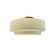 Radiance Collection One Light Semi-Flush Mount in Brushed Brass (102|CER6360VANBRSS)