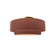 Radiance Collection One Light Semi-Flush Mount in Brushed Brass (102|CER6360CLAYBRSS)