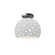 Radiance Collection LED Semi-Flush Mount in Brushed Nickel (102|CER6359CRSENCKLLED1700)