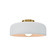 Radiance Collection One Light Semi-Flush Mount in Brushed Brass (102|CER6340WTWTBRSS)