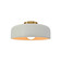 Radiance Collection One Light Semi-Flush Mount in Brushed Brass (102|CER6340MTGDBRSS)