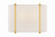 Cornell Two Light Wall Sconce in Aged Brass (70|AH6308AGB)