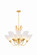 Forest Glen One Light Chandelier in Vintage Gold Leaf (70|9542VGL)