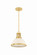Pinesbridge One Light Pendant in Aged Brass (70|9309AGB)