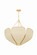 Bayville Six Light Pendant in Vintage Gold Leaf (70|3932VGL)