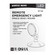 Remote Emergency Light in White (230|67142)