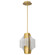 Idris LED Pendant in Vintage Brass (72|622412)